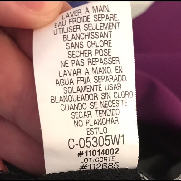 New TALBOTS Swim Dress Purple Plum Wine 1 Piece Modest Bow Tie Front Briefs - Picture 7 of 9